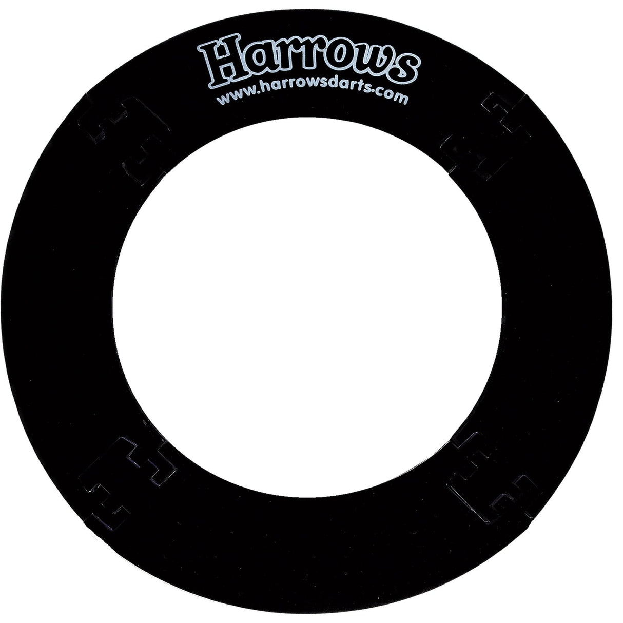 Harrows Dartboard Surround - Lightweight - 2 Sided - Jigsaw Black