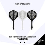 Caliburn SUP Dart Flights - Formgepresster Schaft & Flight - Han - Standard No6