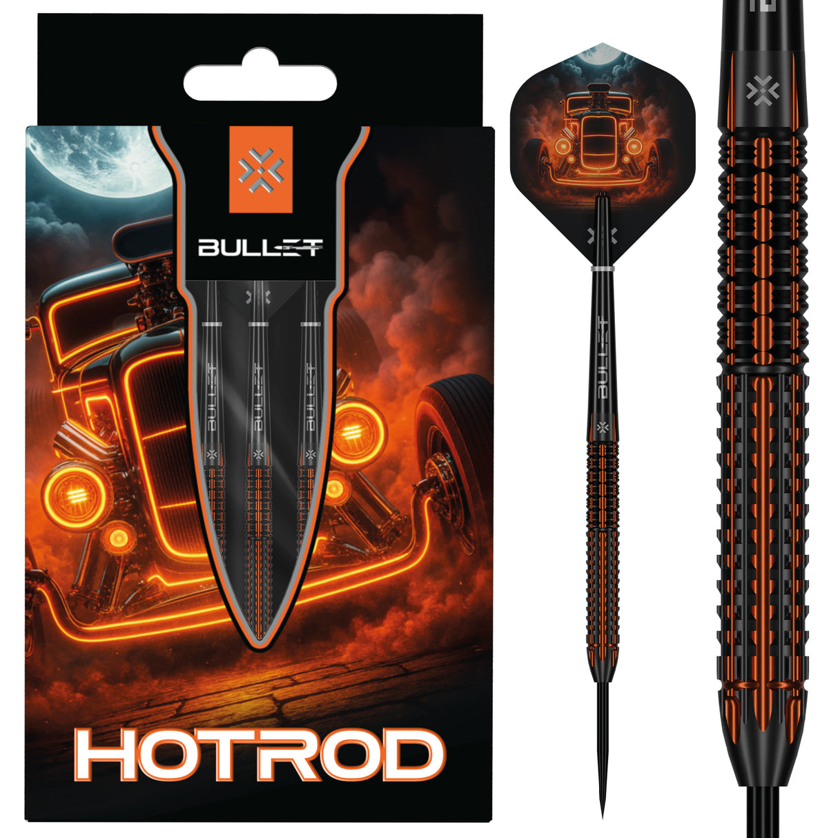 Bullet Hotrod Darts - Stahlspitze - 97,5% Tungsten