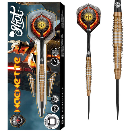 Shot Future Knights Darts - Steel Tip - 90% Tungsten - Hachette
