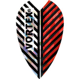 *Harrows Dart Flights - Vortex - Feather - Std - Silver Red