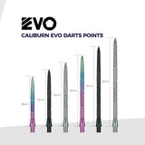 Caliburn EVO Dartspitzen - Helix Groove
