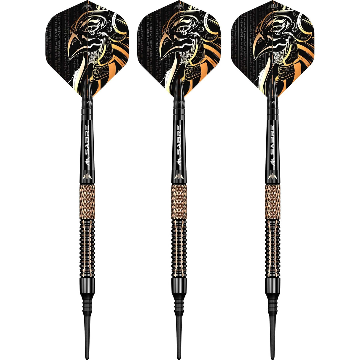 Mission Horus Darts – Weiche Spitze – 97,5 % Wolfram – Schwarz &amp; Bronze Electro