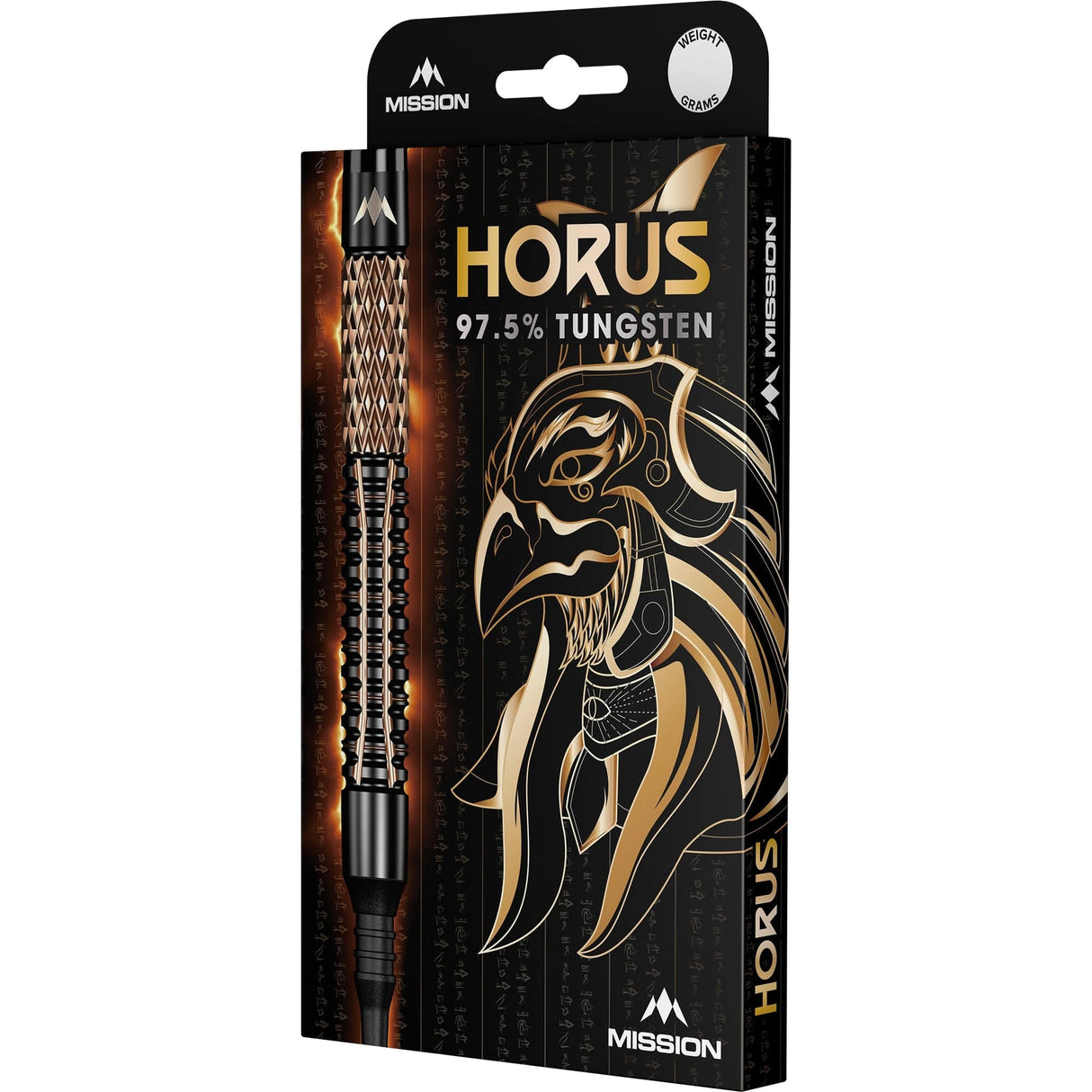Mission Horus Darts – Weiche Spitze – 97,5 % Wolfram – Schwarz &amp; Bronze Electro