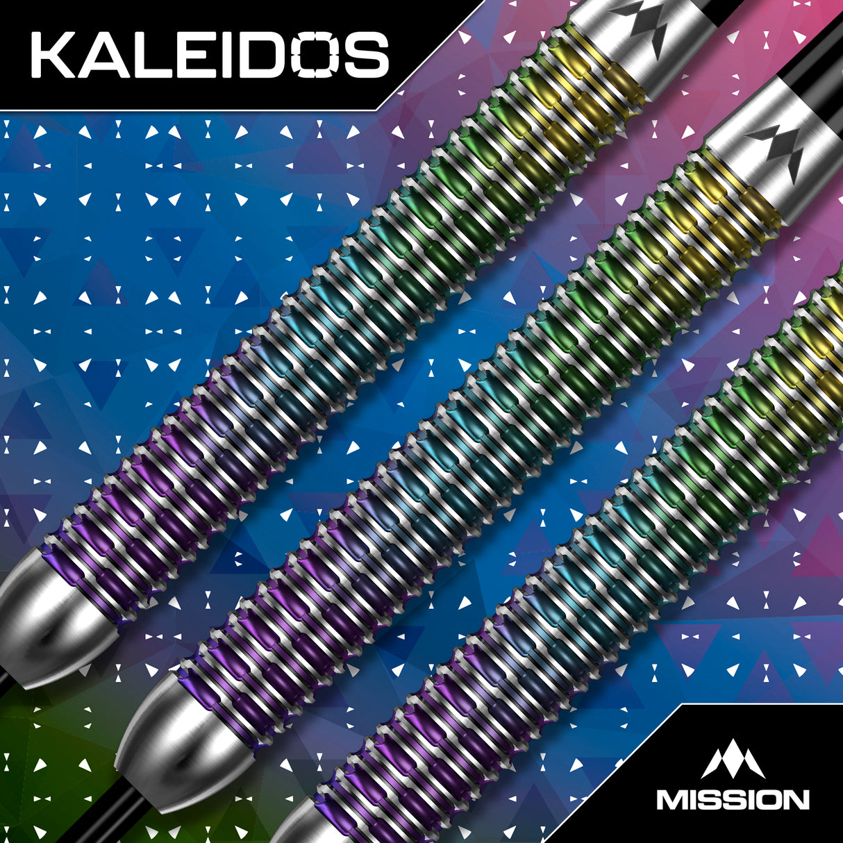 Mission Kaleidos Darts - Stahlspitze - 95% Tungsten