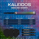 Mission Kaleidos Darts - Stahlspitze - 95% Tungsten