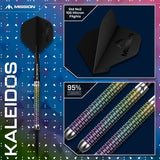 Mission Kaleidos Darts - Stahlspitze - 95% Tungsten