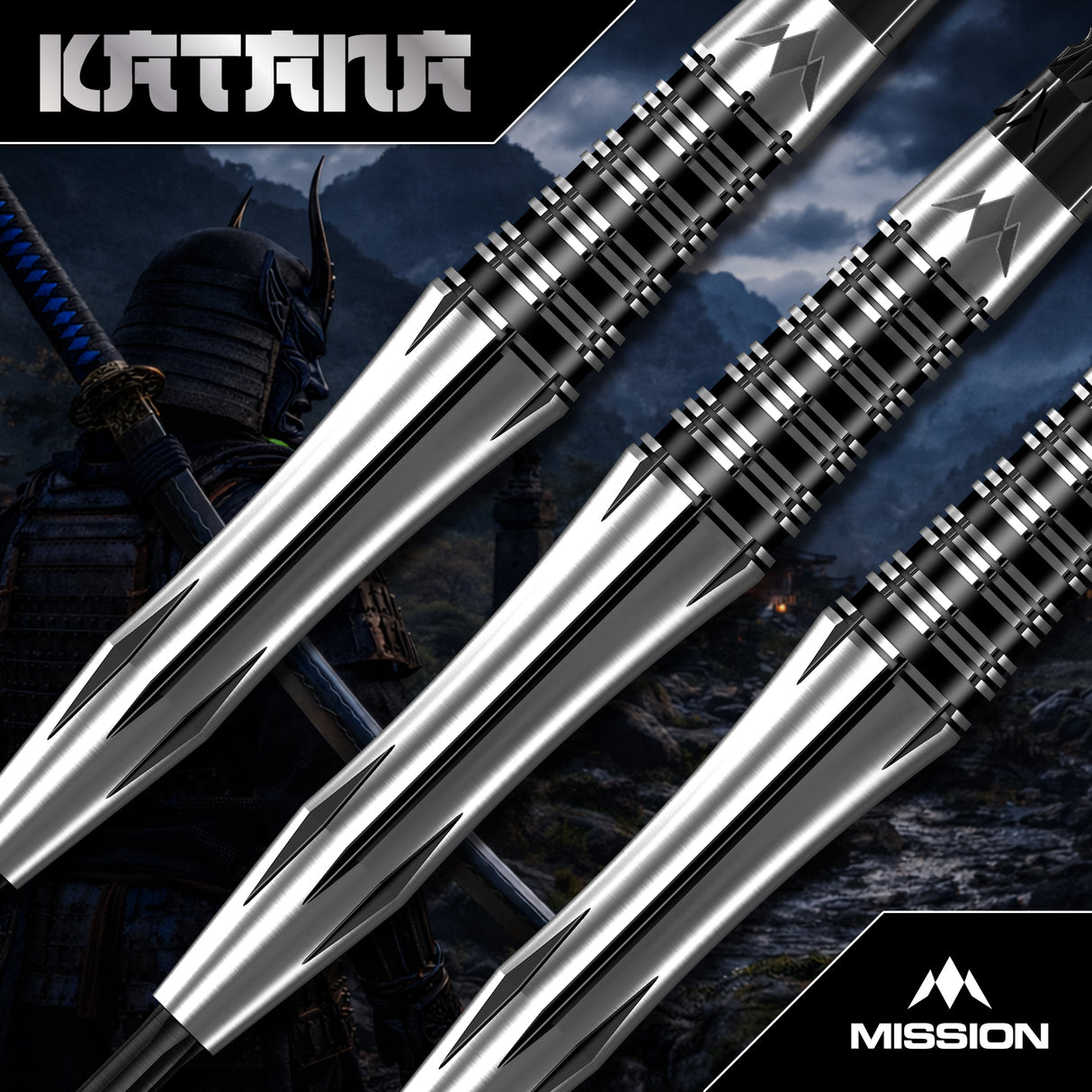 Mission Katana Darts - Stahlspitze - 95% Tungsten