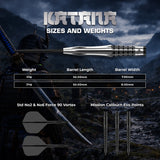 Mission Katana Darts - Stahlspitze - 95% Tungsten