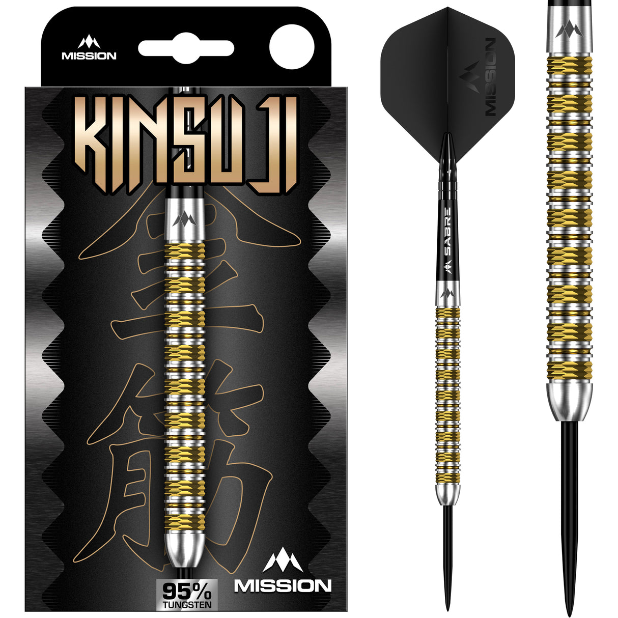 Mission Kinsuji Darts - Stahlspitze - 95% Tungsten