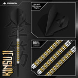 Mission Kinsuji Darts - Stahlspitze - 95% Tungsten