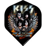 Kiss Dart Flights – Offiziell lizenziert – 100 Mikron – Nr. 2 – Std – F5 – Schwarz – Ende der Straße