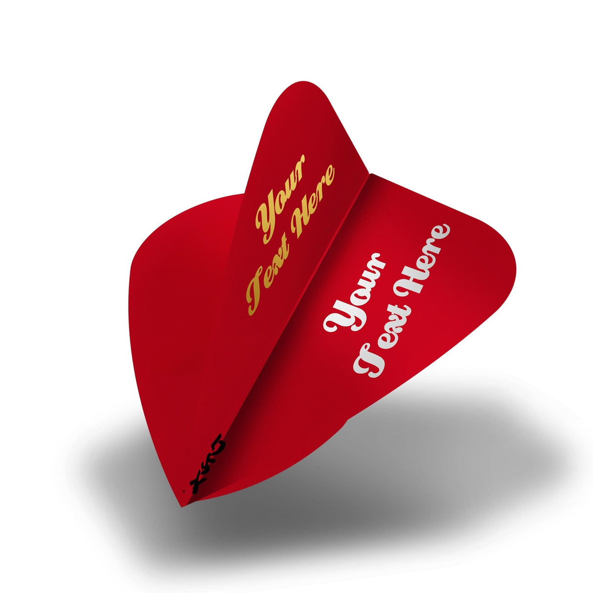 Personalisierte Flights - Extra Strong - Hot Foil - 5 Sets - Kite - Rot