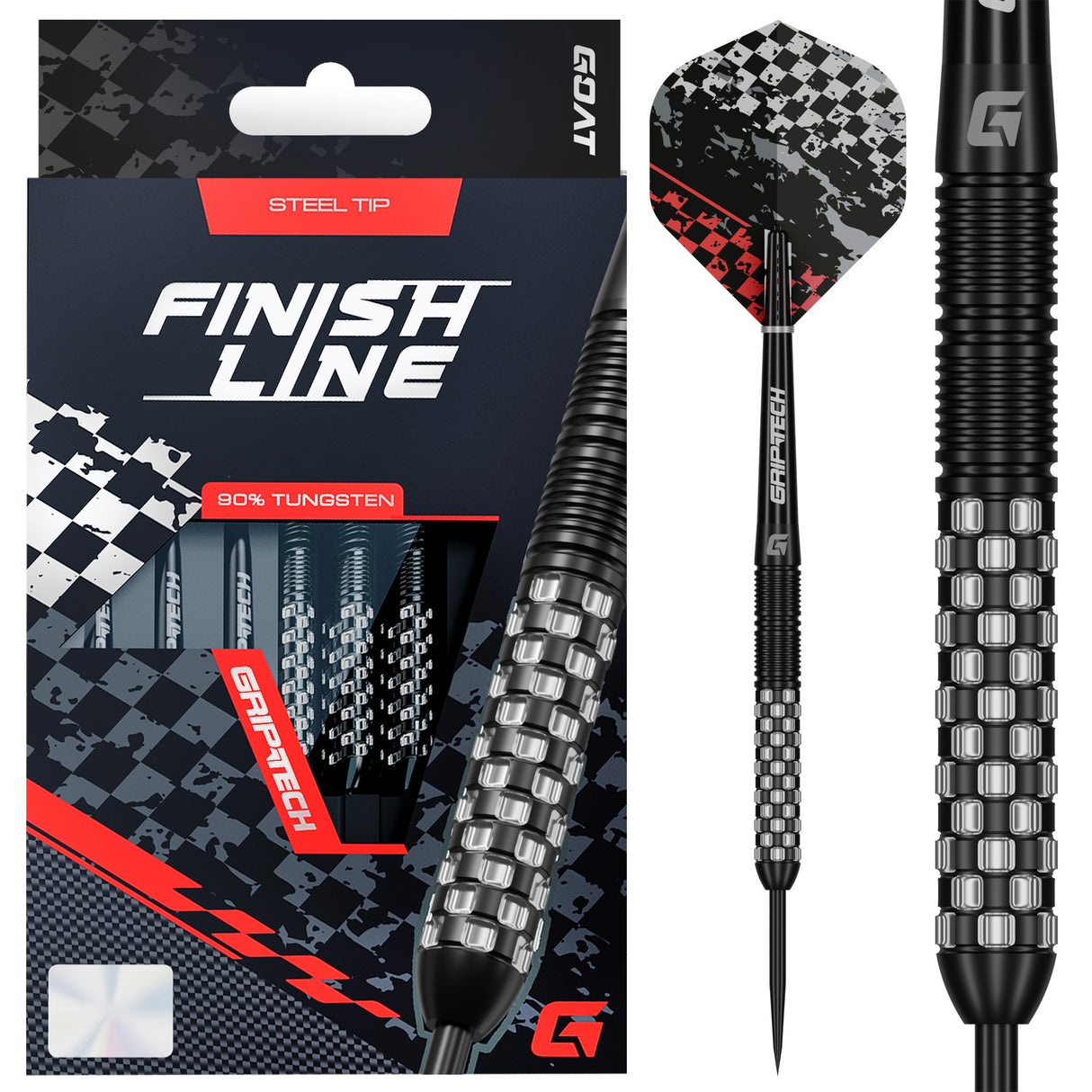 GOAT Finish Line Darts - 90% Tungsten - Stahlspitze
