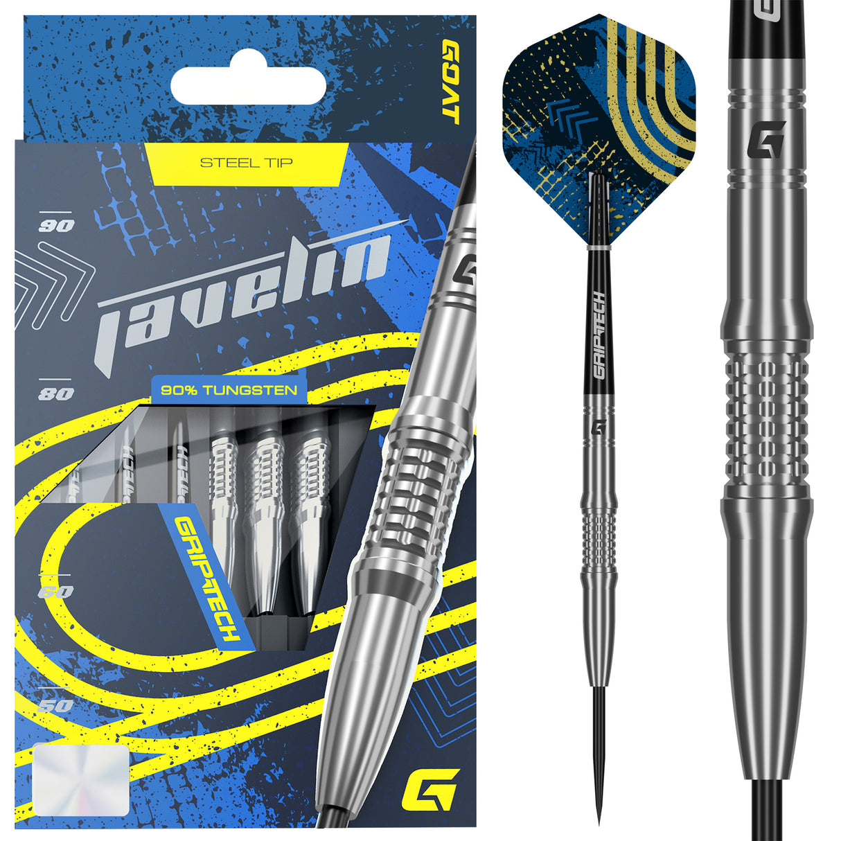 GOAT Javelin Darts - 90% Tungsten - Stahlspitze