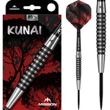 Mission Kunai Darts - Stahlspitze - 95% Tungsten - Schwarz PVD
