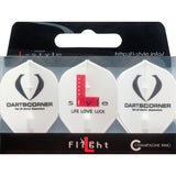 L-Style - EZ L-Flights - Integrated Champagne Ring - L1EZ - Darts Corner - Life Love Luck