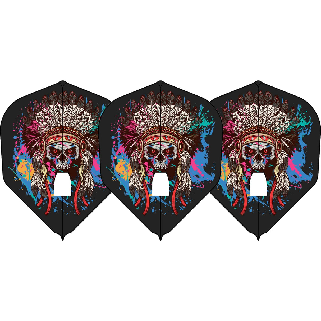 L-Style - EZ L-Flights - Integrated Champagne Ring - L1EZ Standard - SD Chief Skull
