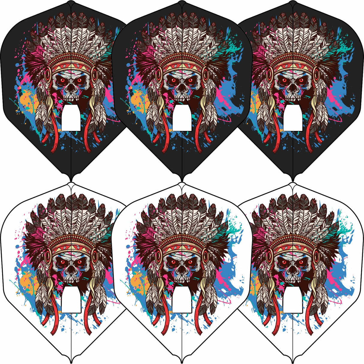 L-Style - EZ L-Flights - Integrated Champagne Ring - L1EZ Standard - SD Chief Skull