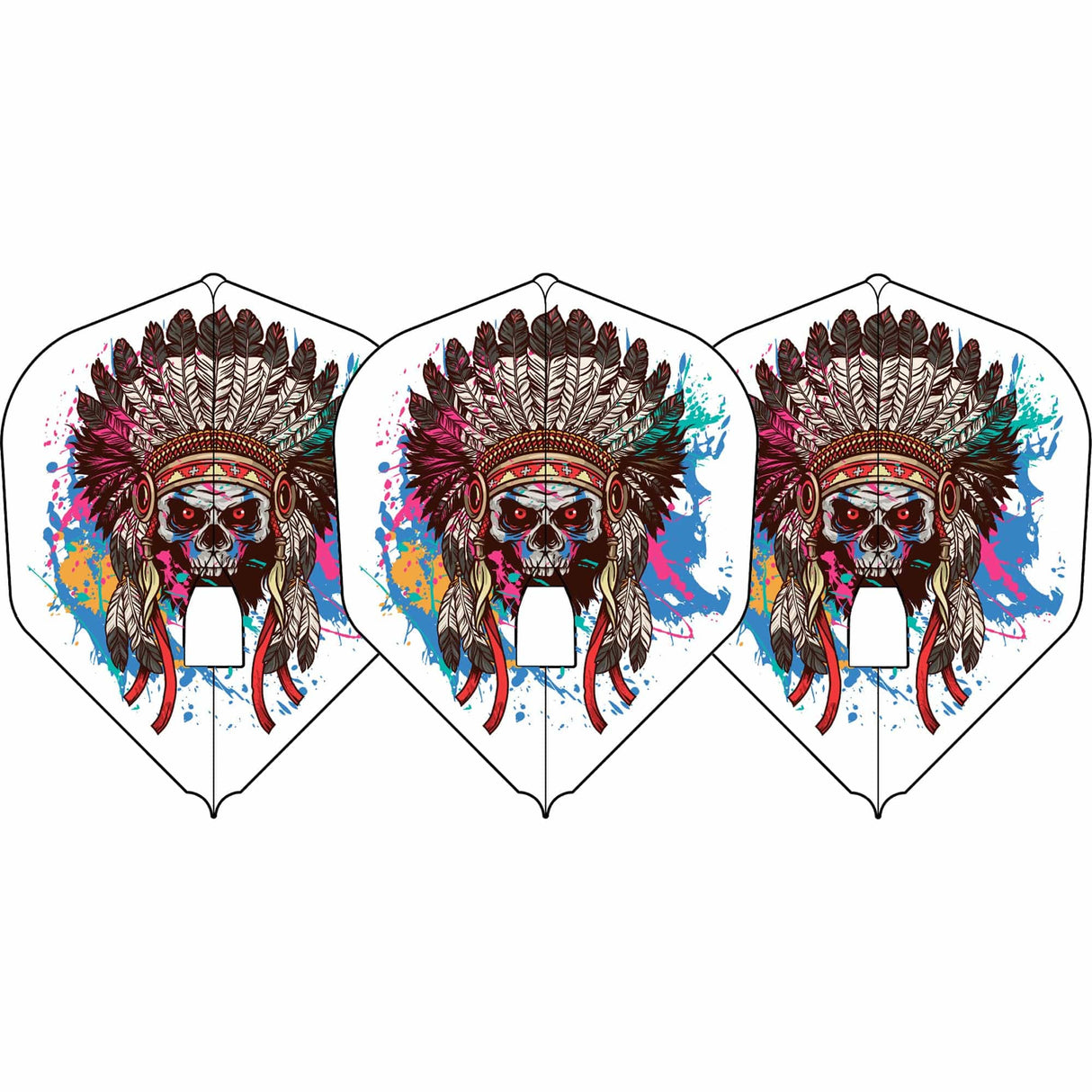 L-Style - EZ L-Flights - Integrated Champagne Ring - L1EZ Standard - SD Chief Skull