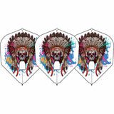 L-Style - EZ L-Flights - Integrated Champagne Ring - L1EZ Standard - SD Chief Skull