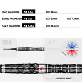Caliburn Players Darts - Welche Spitze - 90% Tungsten - Lourenco