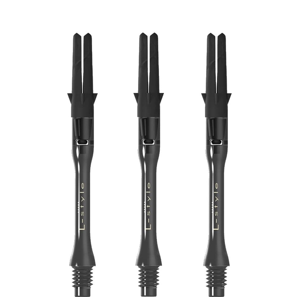 *L-Style - L-Shafts - Slim - Carbon - Silent Spin - Clear Black L Style 370 51mm Medium