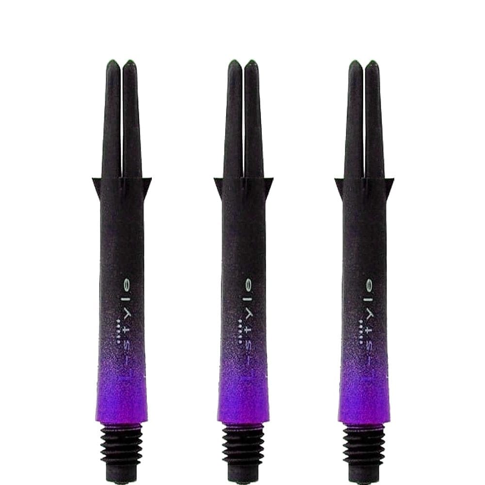 L-Style - L Shafts - Carbon Two Tone - Black and Purple - Short L Style 260 40mm Tweenie