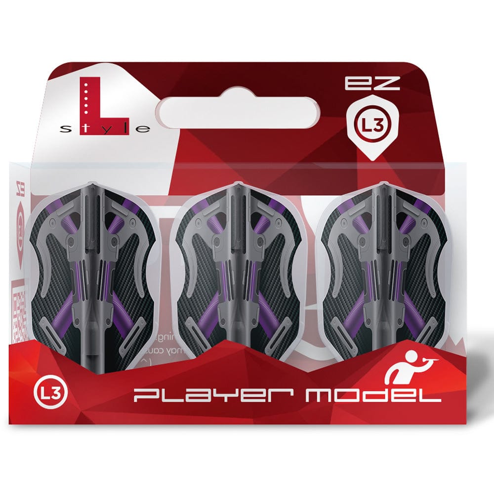 *L-Style – EZ L-Flights – Integrierter Champagnerring – L3EZ – Mike Valentin v3 – Klarweiß