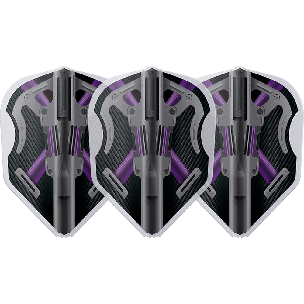 *L-Style – EZ L-Flights – Integrierter Champagnerring – L3EZ – Mike Valentin v3 – Klarweiß