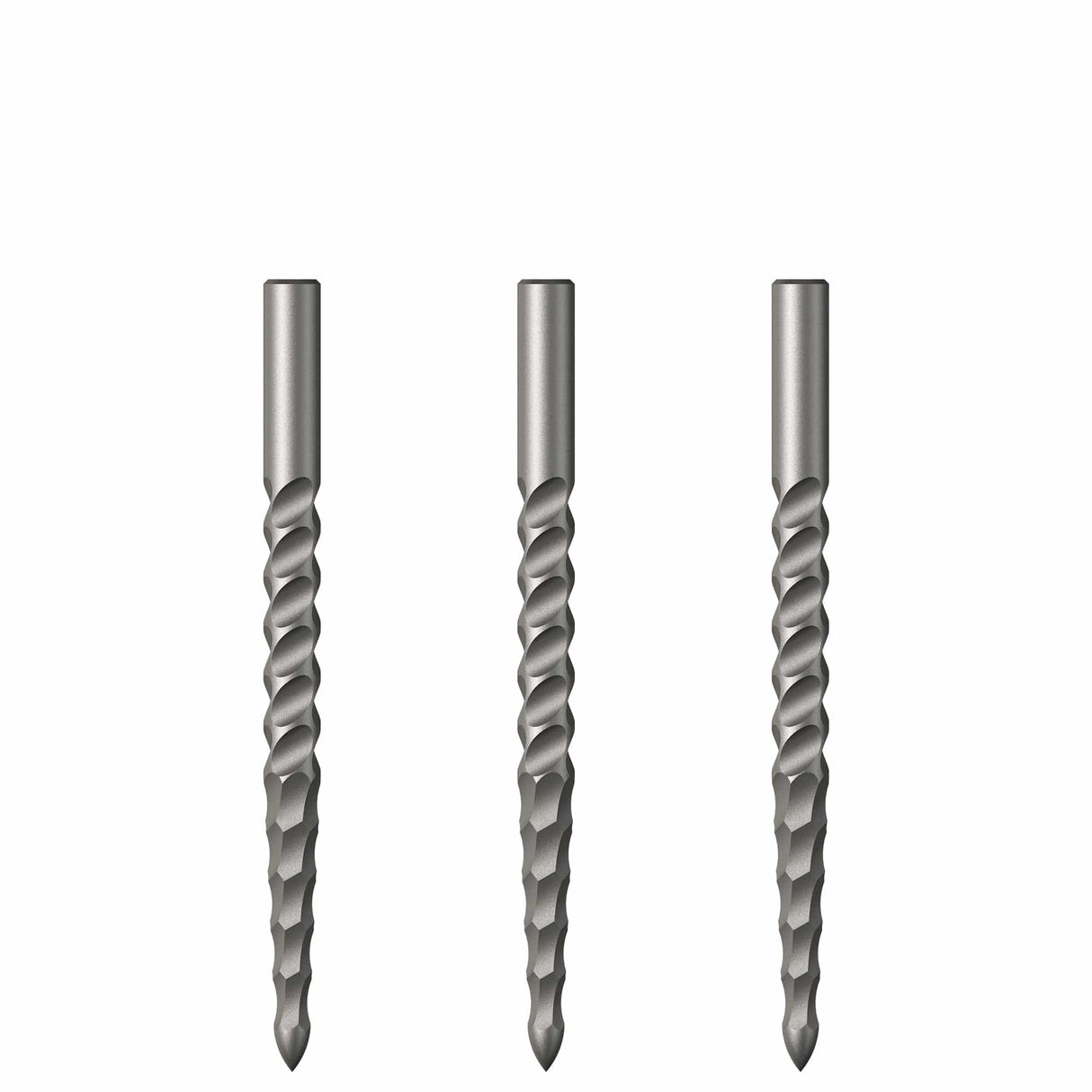 *Mission Lunar CS Dart Points - Spare Points - Rough Cut - Silver