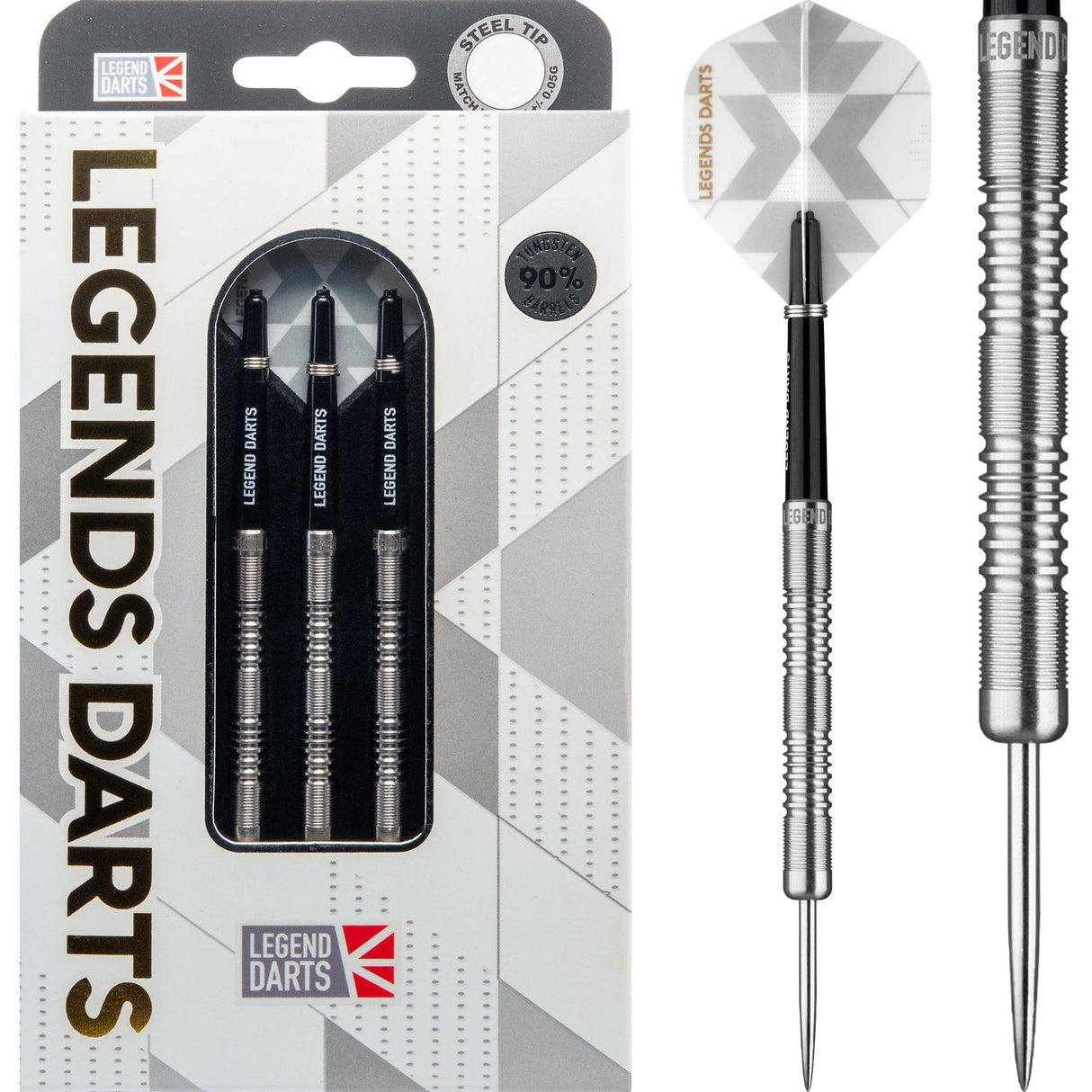 Legend Darts - Steel Tip - 90% Tungsten - Pro Series - V11 - Micro Ring 22g