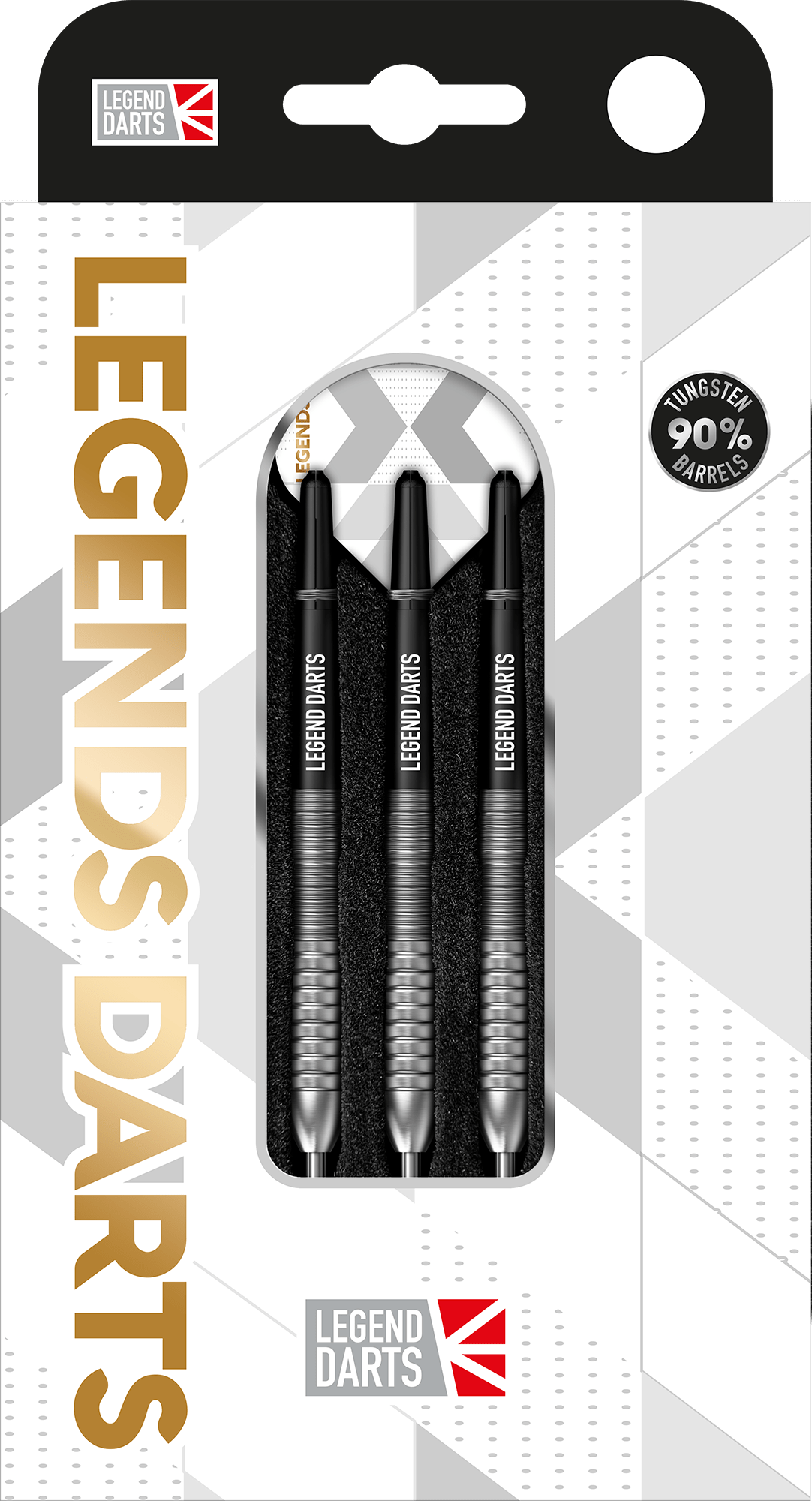 Legend Darts - Steel Tip - 90% Tungsten - Pro Series - V25 - Shark Bomb