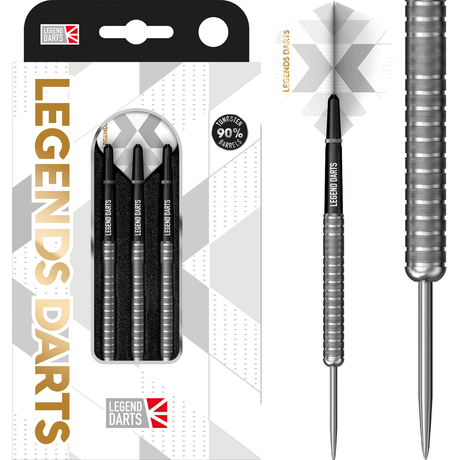 Legend Darts - Steel Tip - 90% Tungsten - Pro Series - V26 - Fine Micro Ring