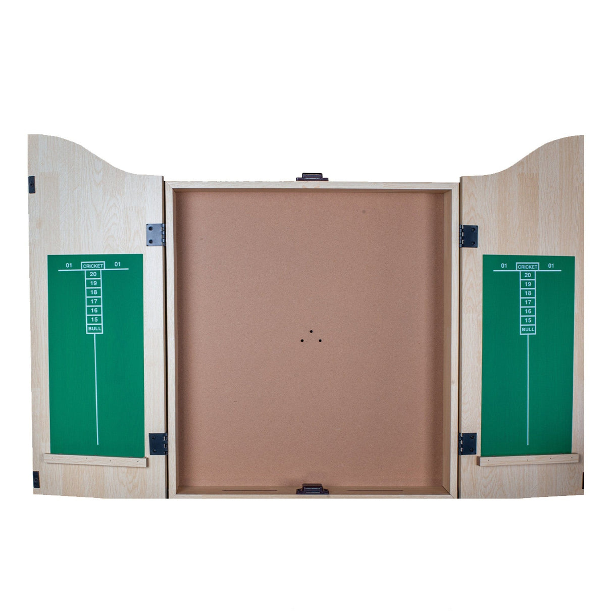 XQMax - Home Darts Centre - Cabinet With Dartboard And Darts - Light Oak