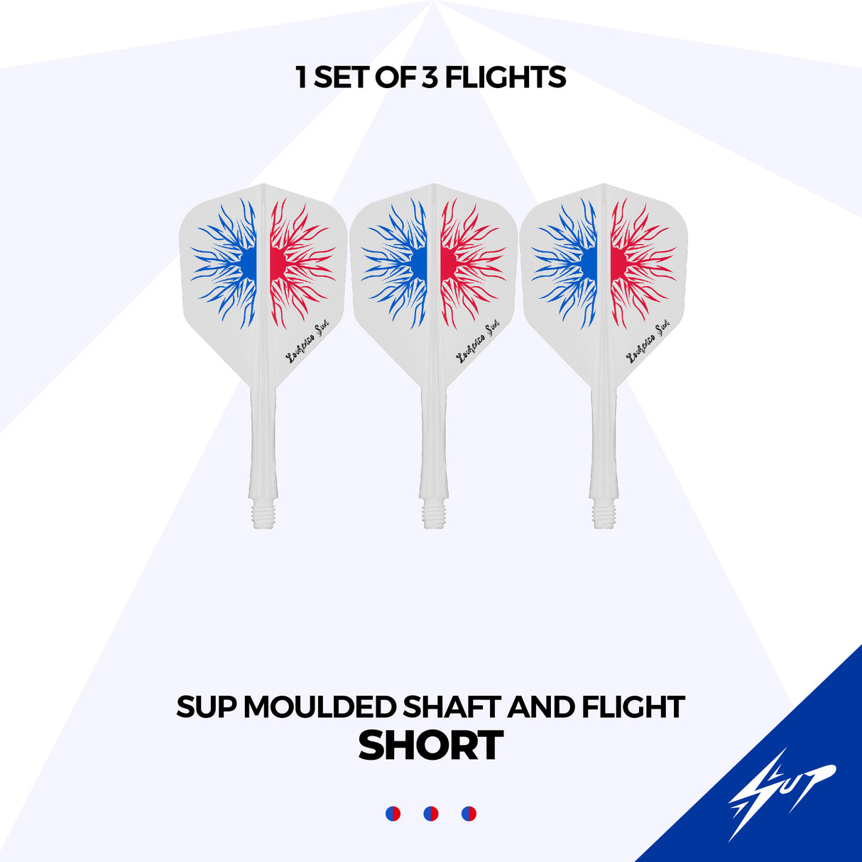 Caliburn SUP Dart Flights - Formgepresster Schaft & Flight - Lourenco - Standard No6