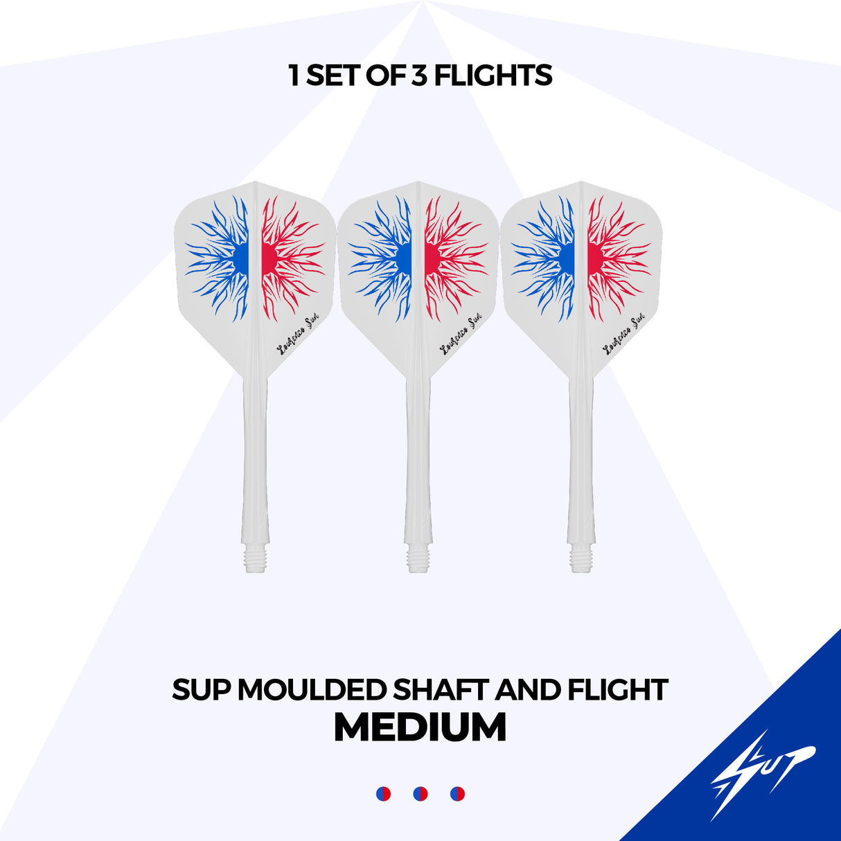 Caliburn SUP Dart Flights - Formgepresster Schaft & Flight - Lourenco - Standard No6