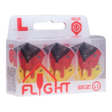 L-Style EZ L-Flights - Integrierter Champagnerring - L1EZ - V-Serie Typ D - Deutschland - Schwarz