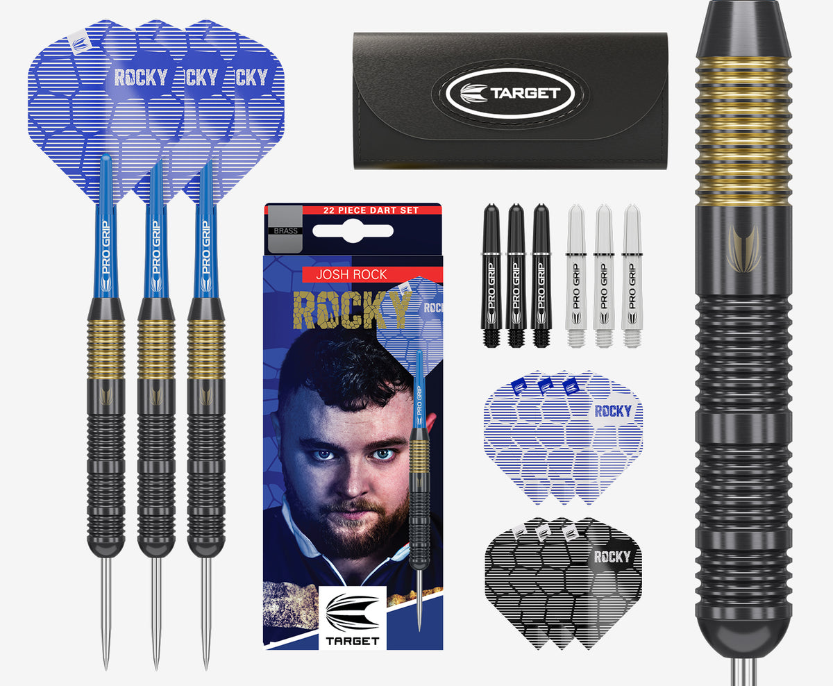 Target Josh Rock Darts - Stahlspitze - Messing