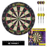 Target Luke Littler Dartboard Set - Dartboard + 6 Darts