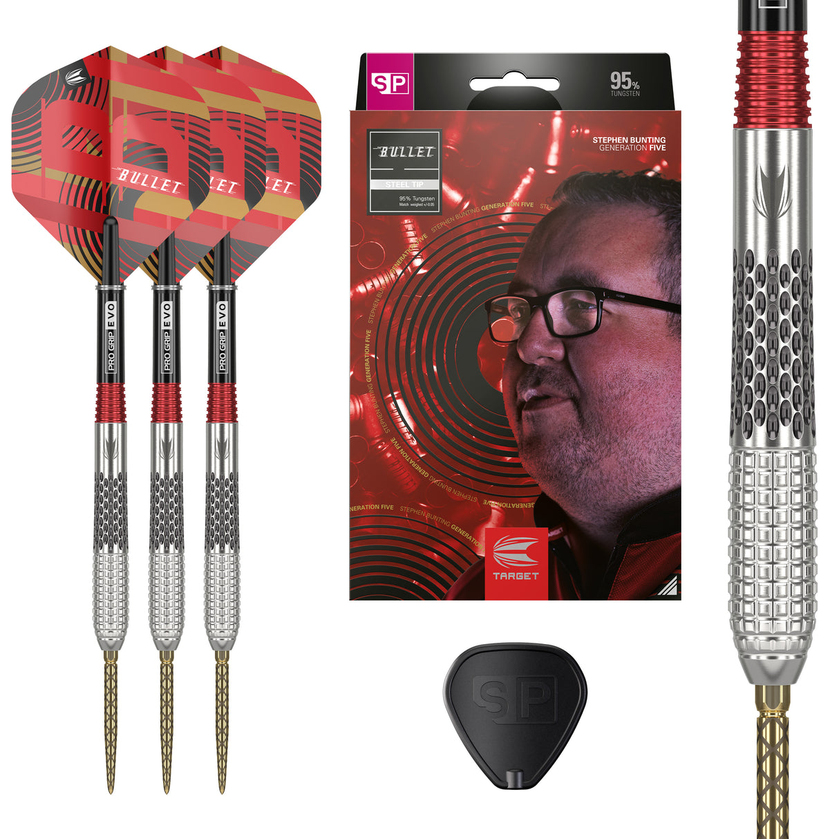 Target Stephen Bunting Darts - Stahlspitze - 95% Tungsten - G5