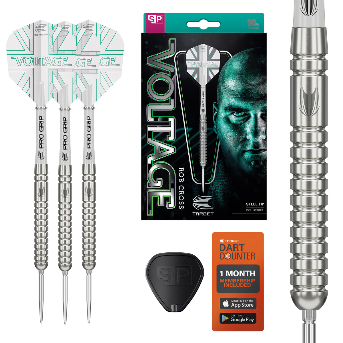 Target Rob Cross Darts - Stahlspitze - 90% Tungsten - G1