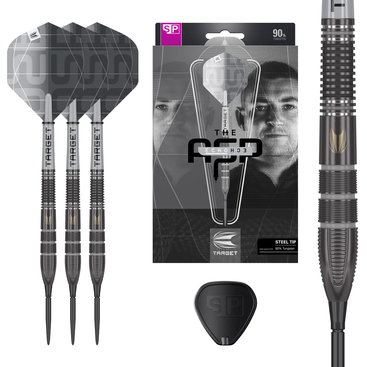Target Nathan Aspinall Darts - Stahlspitze - 90% Tungsten - Echo