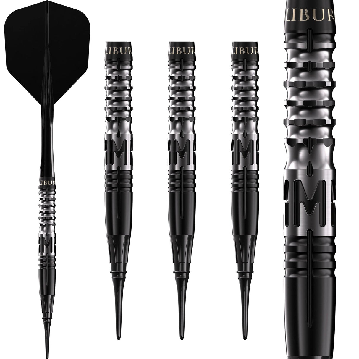 Caliburn Player Darts - Soft Tip - 95% Tungsten - Mak - 19.5g