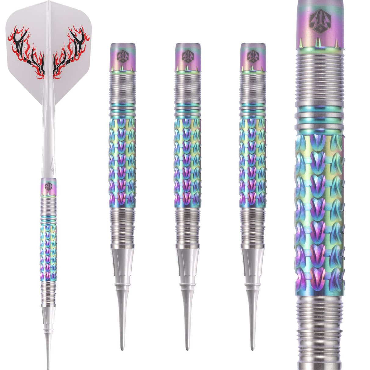 Caliburn Player Darts - Soft Tip - 95% Tungsten - Rynit