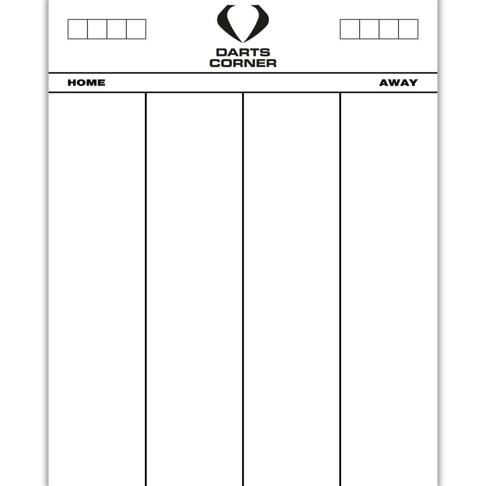 *DC Marker Boards - Drywipe Scoreboard - Whiteboard - 501