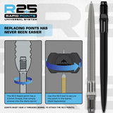 Mission R2.5 Rapid Dartspitzen - Stahlspitze - MG1