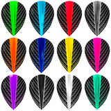 *Harrows Quantum Dart Flights – 3D-Effekt – 100 Mikron – Birne