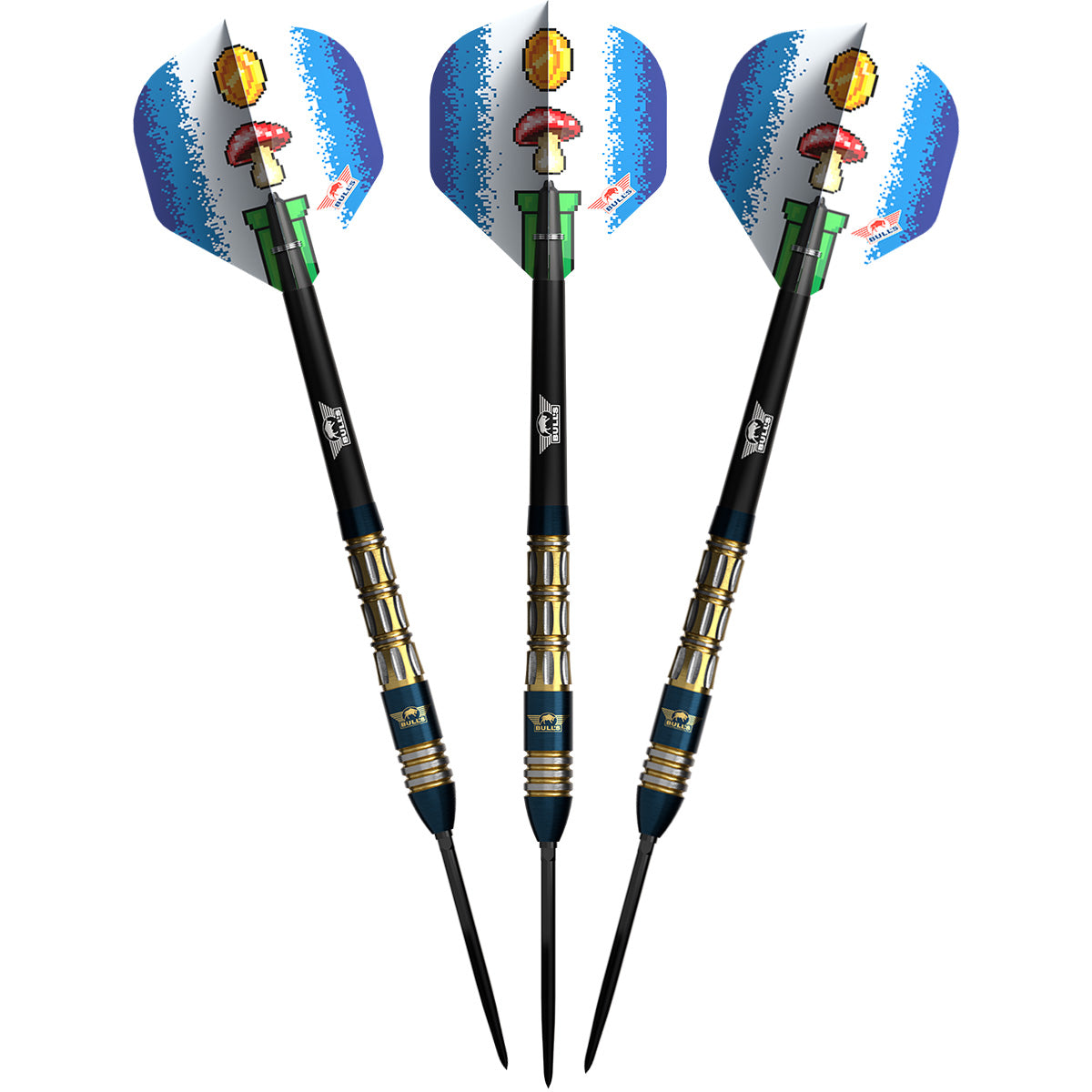 Bulls Mario Vandenbogaerde CP Darts - Stahlspitze - 90% Tungsten - E3