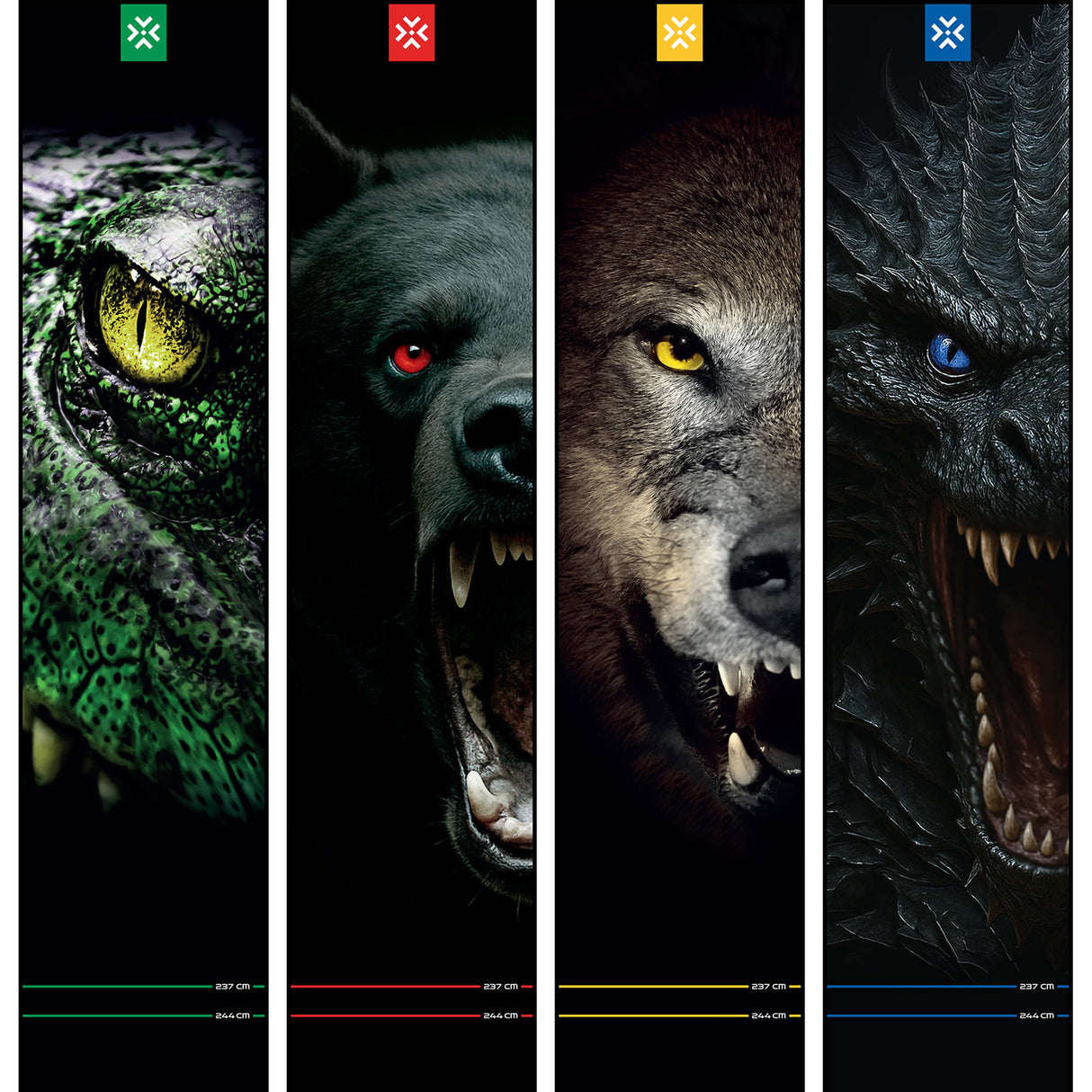 Bullet Animal Darts Mat - Teppich - 300 x 60cm